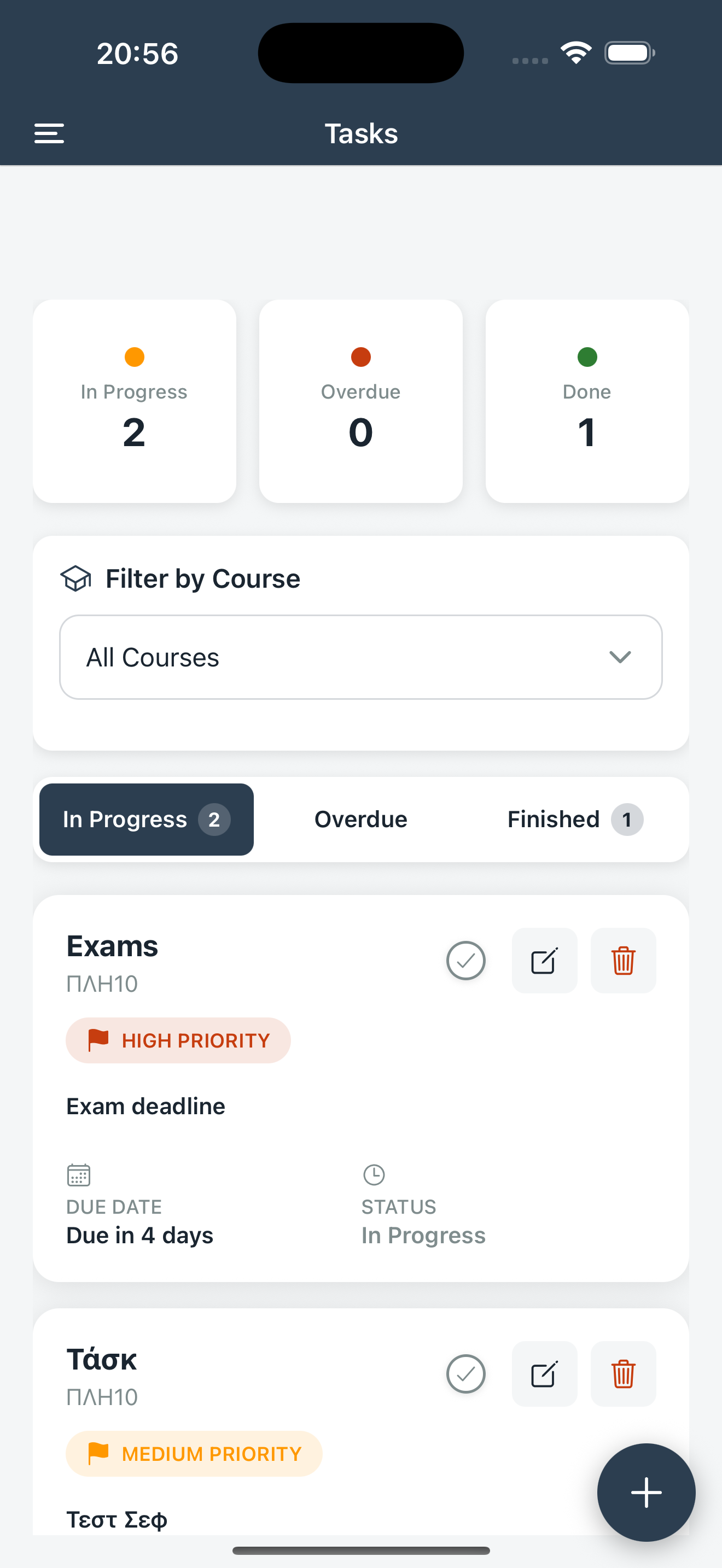 tasks